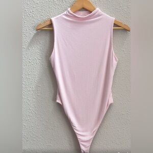 Naked Wardrobe Light Pink Sleeveless Bodysuit